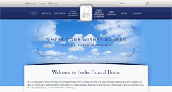 Desktop Screenshot of lockefuneralhome.com