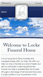 Mobile Screenshot of lockefuneralhome.com